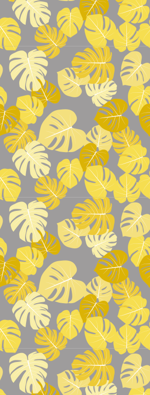 Vinyl tapijt natuur pantone monstera leaf - TenStickers