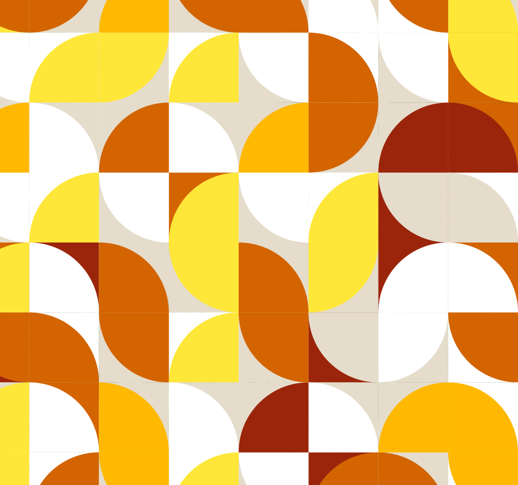 Vinyl tapijt antiek vintage stijl oranje en geel - TenStickers