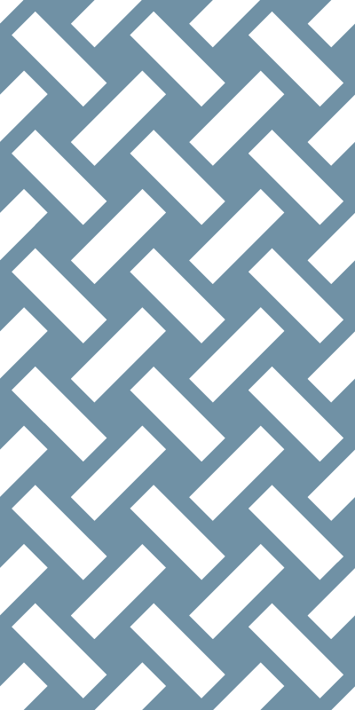 Vinyl tapijt textuur geometrisch blauw vierkant patroon - TenStickers