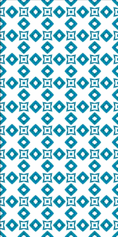 Vinyl tapijt textuur geometrisch blauw diamantdesign - TenStickers
