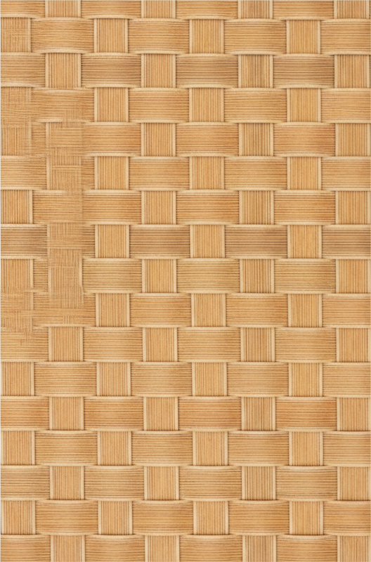 Vinyl tapijt textuur natuurlijk wicker ruitpatroon - TenStickers