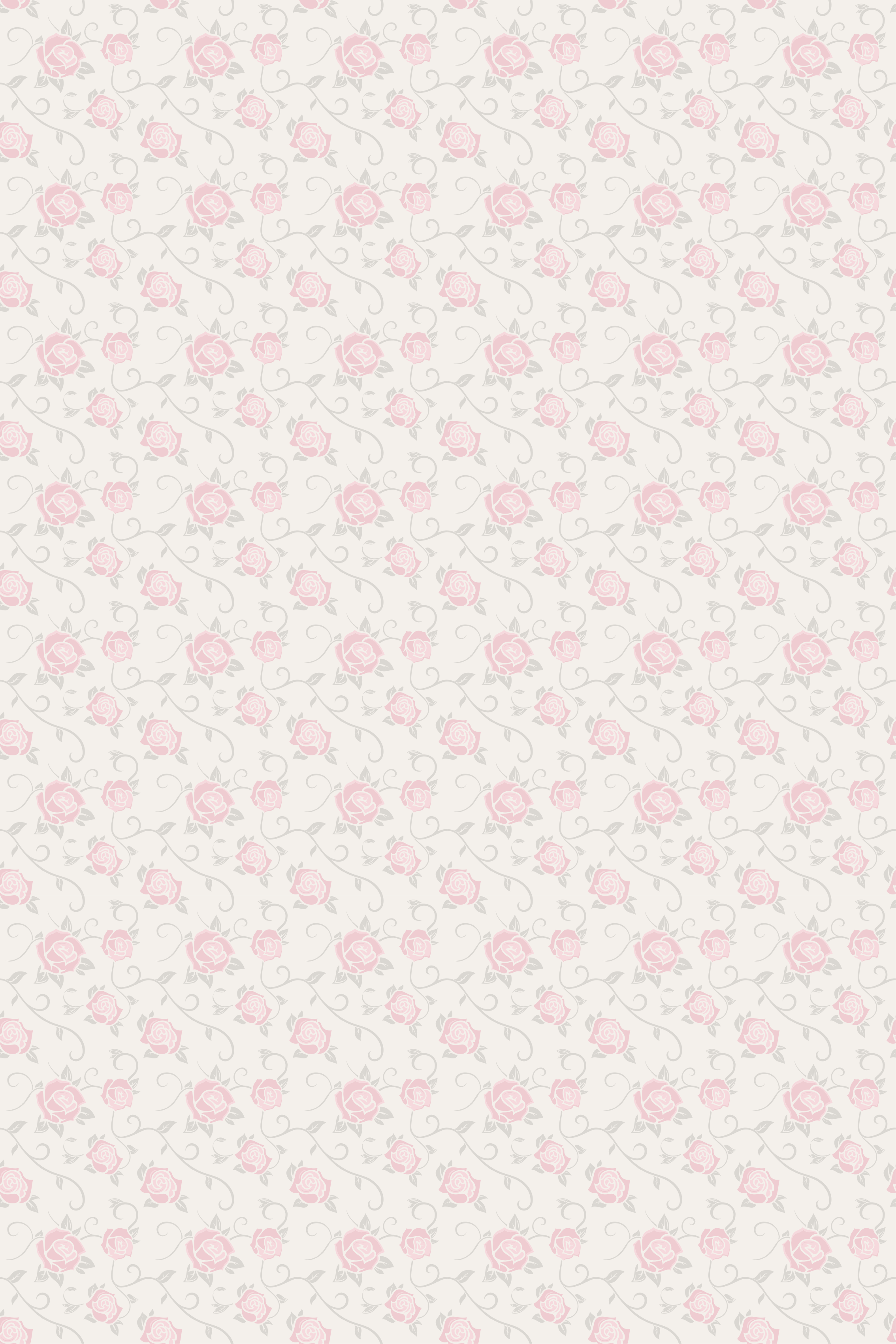 Vinyl tapijt antiek met kleine bloemen vintage stijl - TenStickers