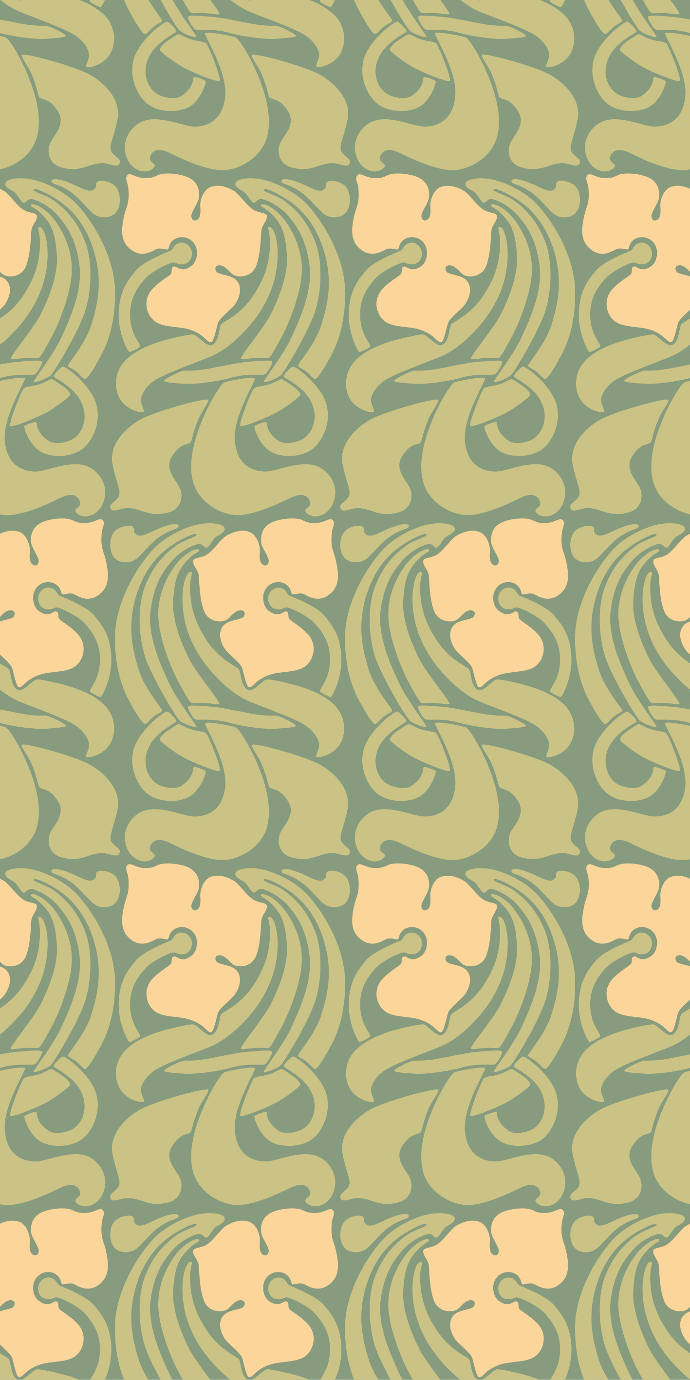 Vinyl tapijt antiek modern stijl patroon - TenStickers