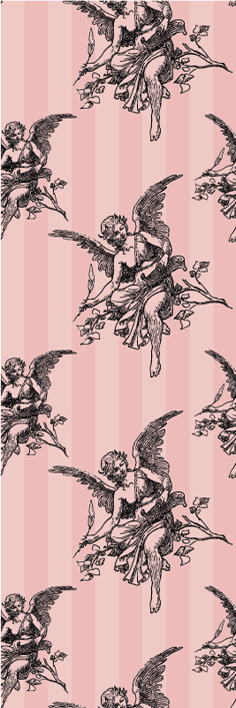 Vinyl tapijt antiek toile de jouy patroon ontwerp - TenStickers