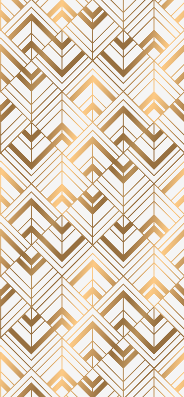Vinyl tapijt antiek diamantvorm kunstdecor patroon - TenStickers