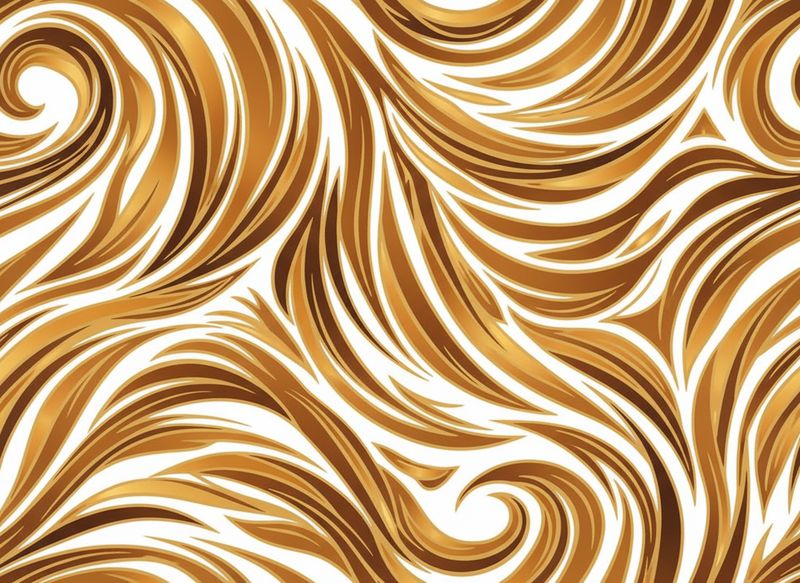Vinyl tapijt antiek gouden vachtoptiek - TenStickers