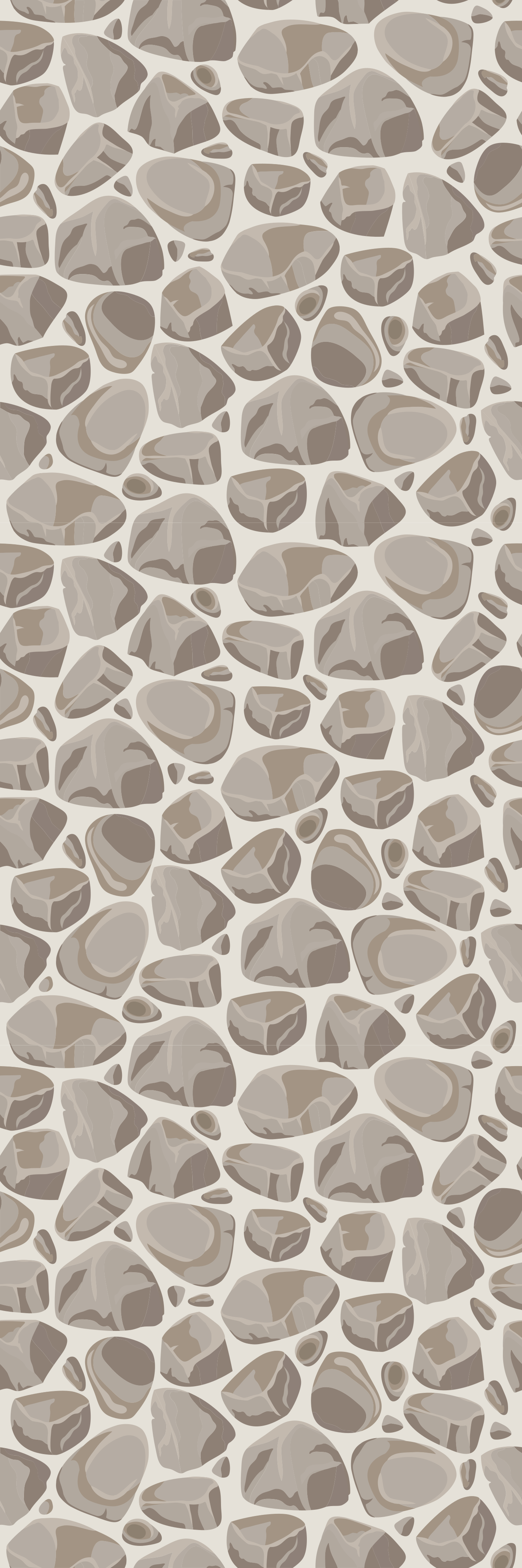 Vinyl tapijt textuur rustiek stenen effect japandi stijl - TenStickers