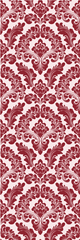 Vinyl tapijt textuur blockprint - TenStickers