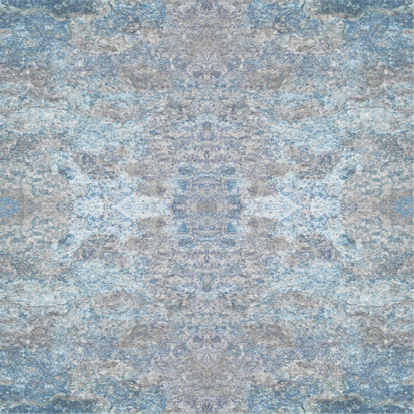 Vinyl tapijt textuur lichtblauwe en beige marmerlook - TenStickers