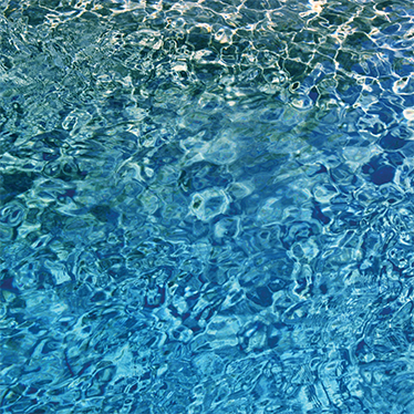 Vinyl tapijt textuur blauwe realistische water - TenStickers