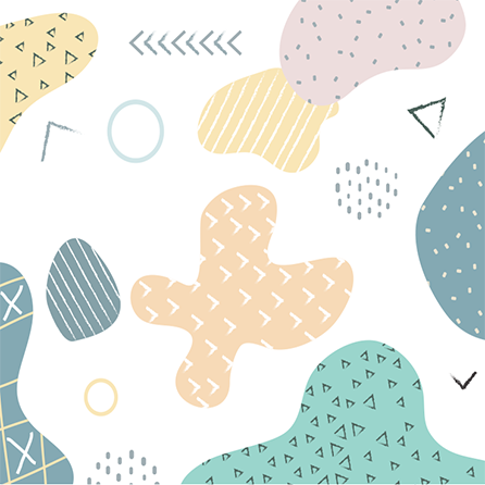 Vinyl tapijt geometrisch grunge geometrisch patroon - TenStickers
