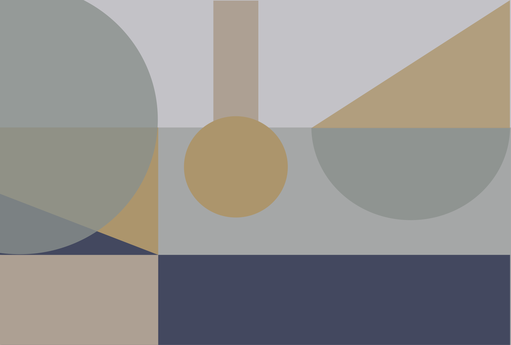Vinyl tapijt geometrisch bruin modern kunst - TenStickers