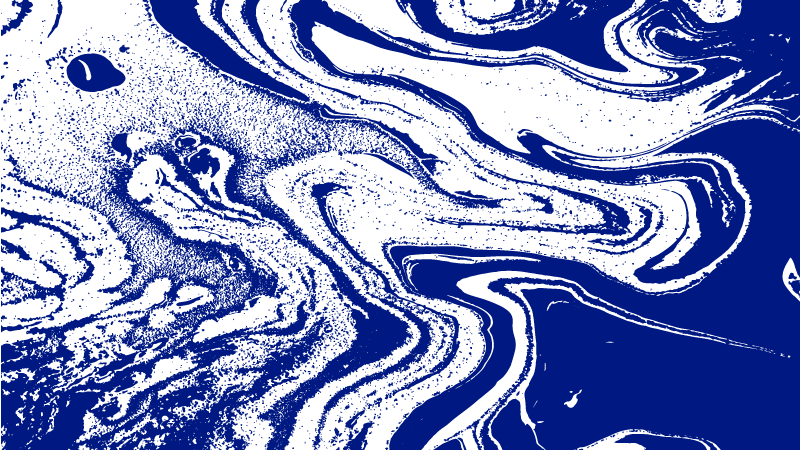 Vinyl tapijt ontvangsthal diepblauw marmerlook - TenStickers