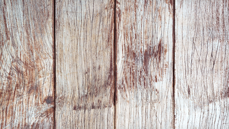 Vinyl tapijt ontvangsthal lichtbruine houten planken - TenStickers