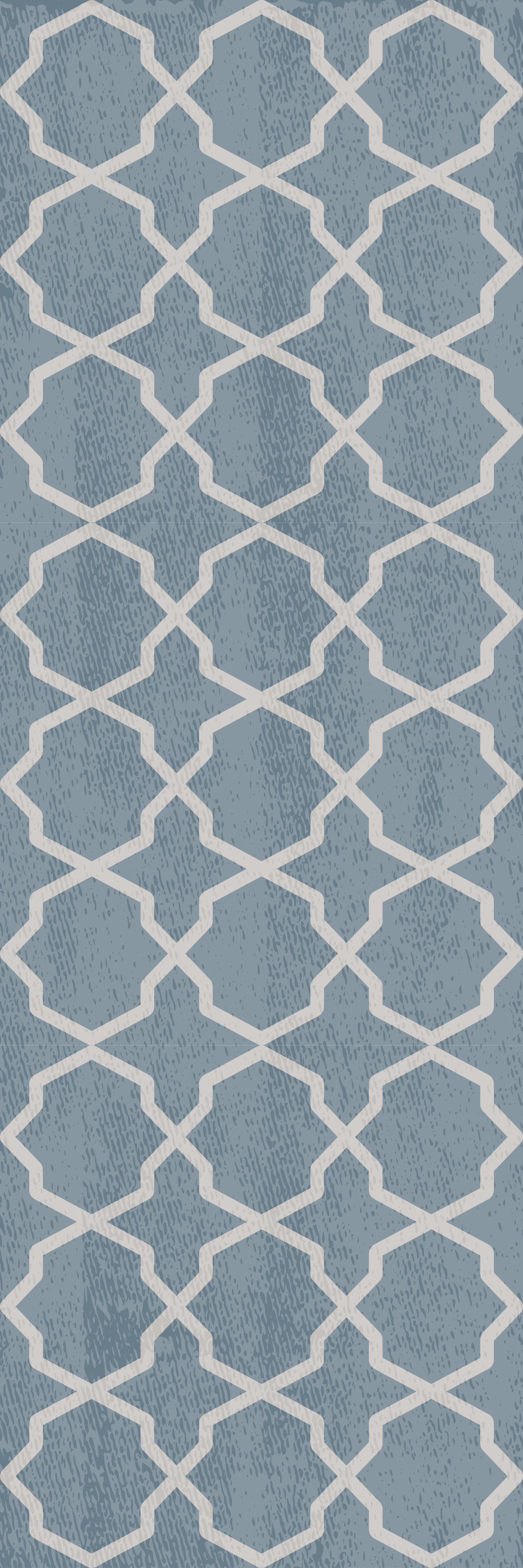 Vinyl tapijt woonkamer grijs hamptons patroon - TenStickers