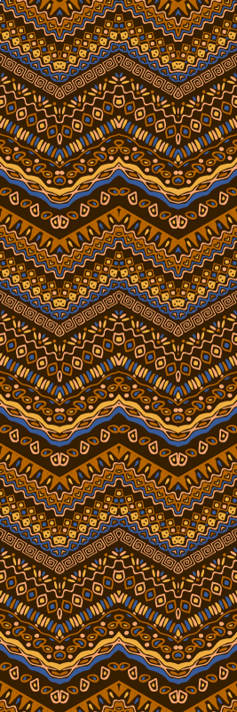Vinyl tapijt hal tribal patroon afrikaanse stijl - TenStickers