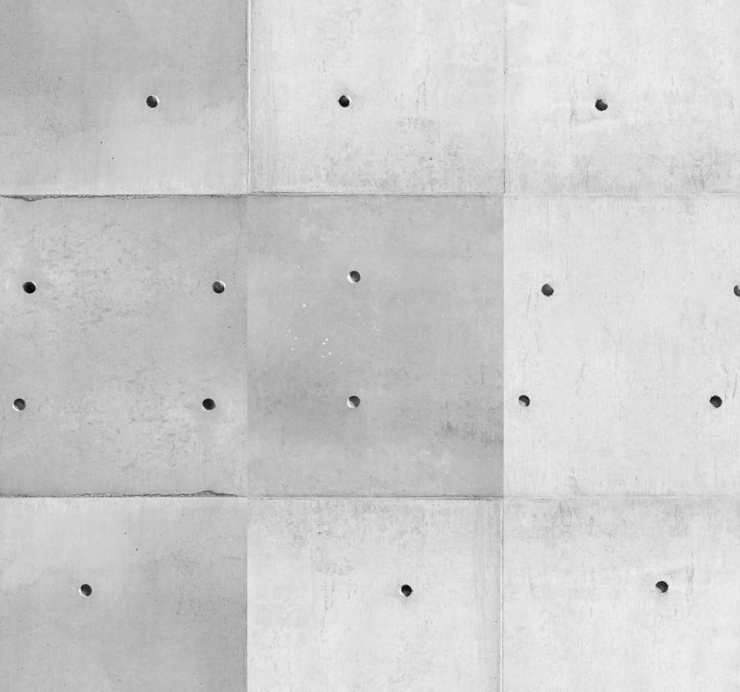 Vinyl tapijt buitenshuis minimalistische betonnen panelen - TenStickers