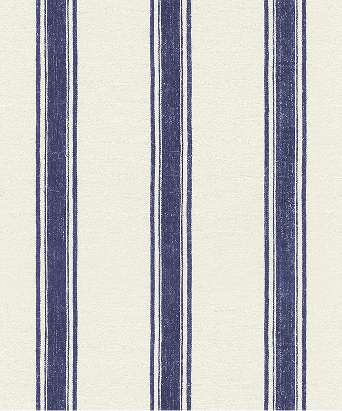 Vinyl tapijt buitenshuis verticale lijnen marineblauw - TenStickers