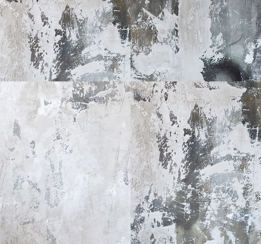 Vinyl tapijt buitenshuis muurpapier - donkere compositie - TenStickers