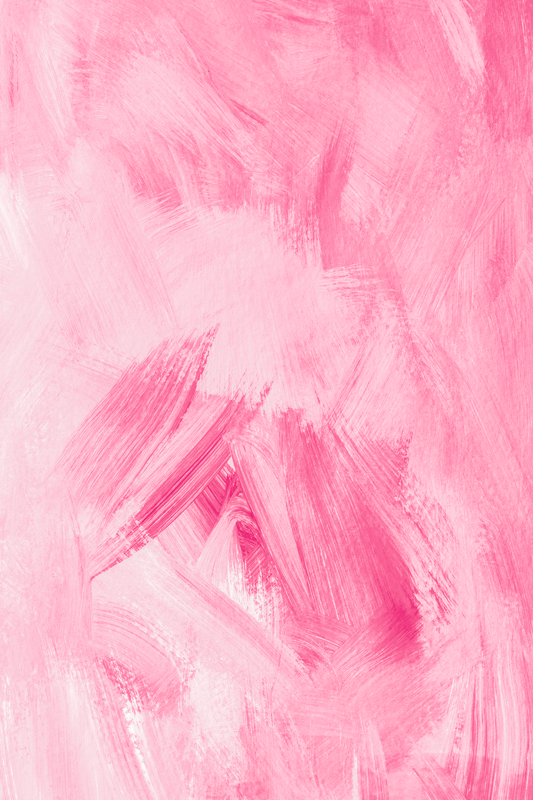 Vinyl tapijt roze met donkere roze penseelstreken - TenStickers