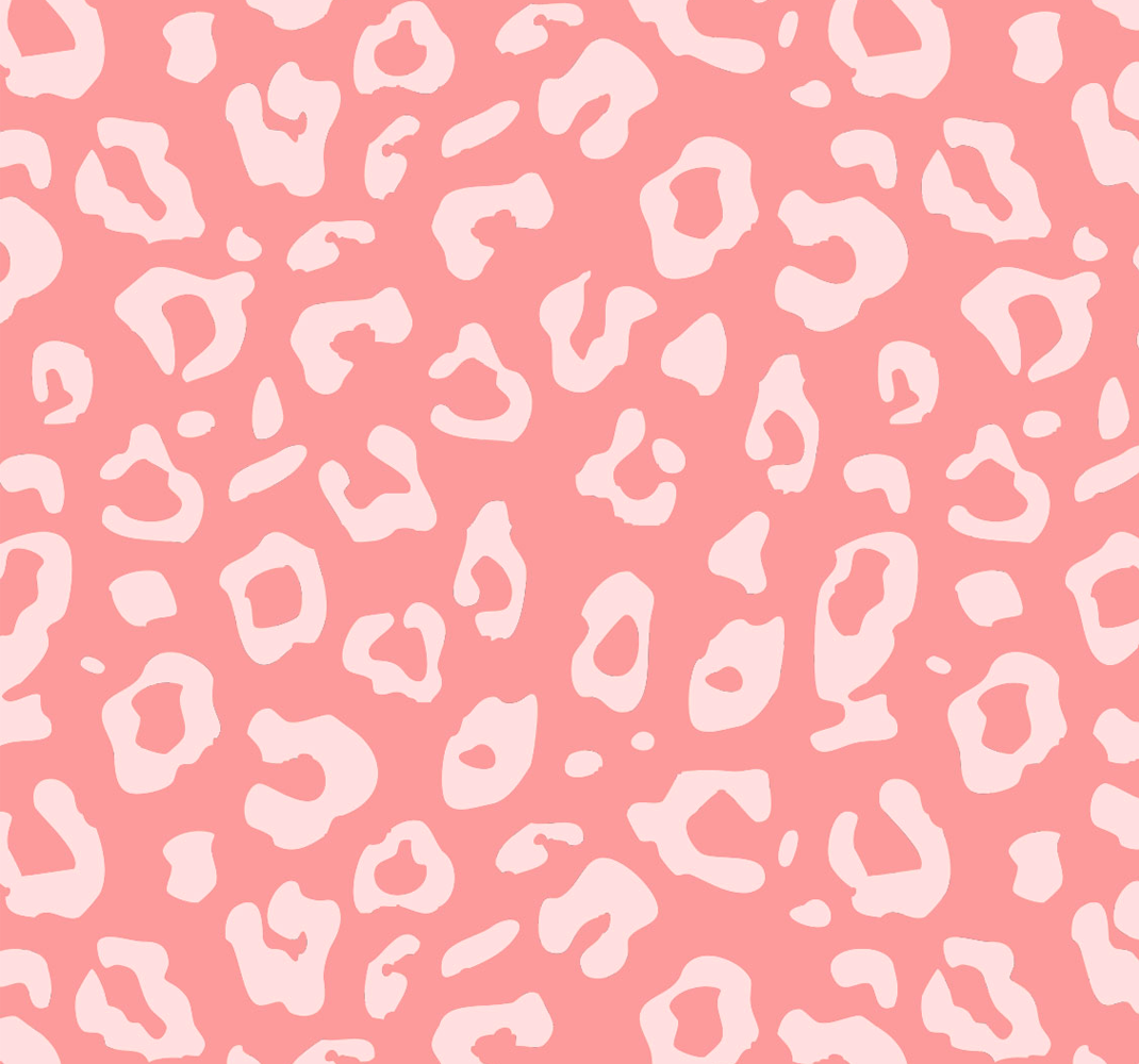 Vinyl tapijt roze met luipaardstructuur behang - TenStickers