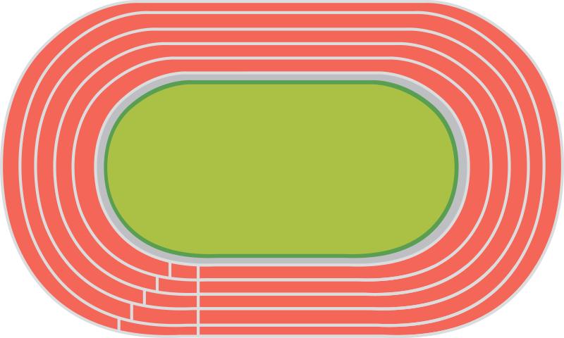Vinyl tapijt voor jeugd atletiek tiener - TenStickers