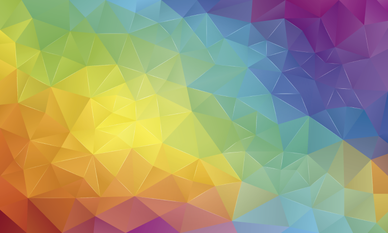 Vinyl tapijt geometrisch spectrum - TenStickers