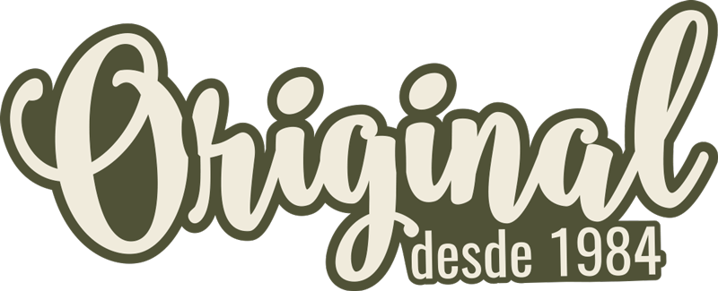 Origineel sinds 1984 vinyl tapijt zinnen en teksten - TenStickers