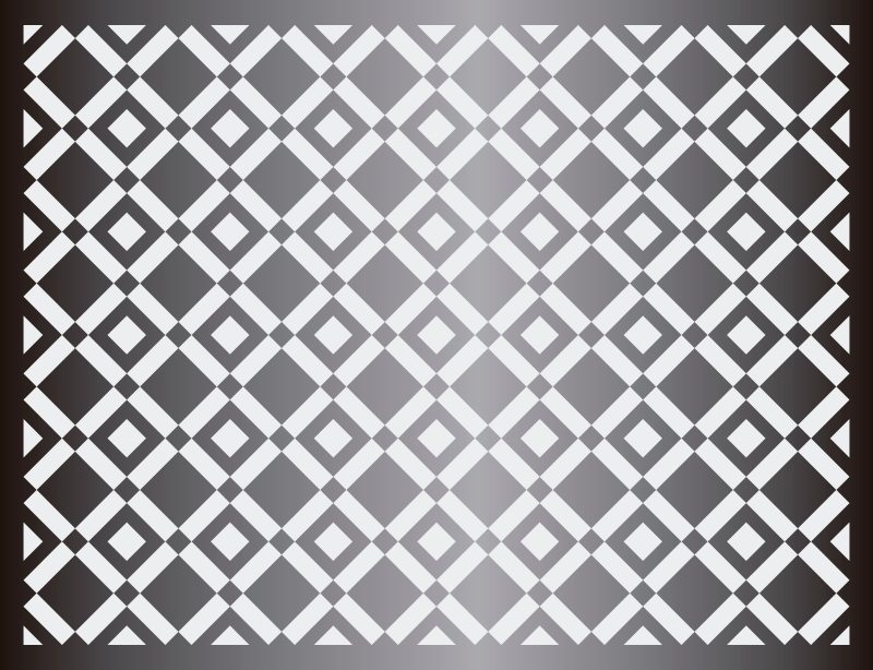 Geometrische diamanten vinyl tapijt woonkamer - TenStickers
