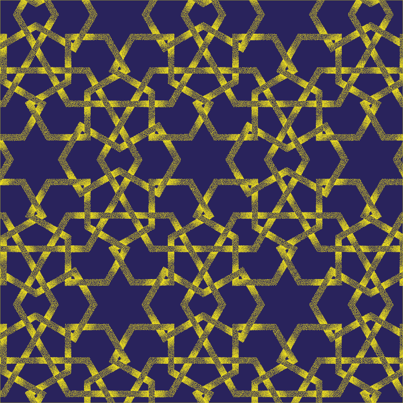 Geometrisch badaccent vinyl tapijt badkamer - TenStickers