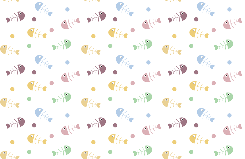 Kleurrijke visillustratie vinyl tapijt kind - TenStickers