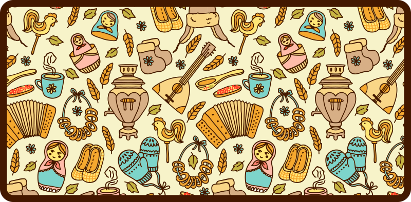 Speels kinderkamerthema vinyl tapijt meer kinderen - TenStickers