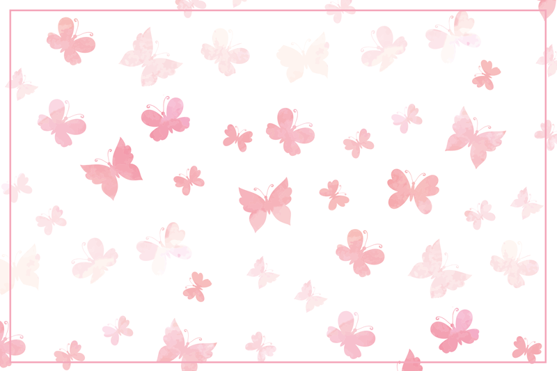 Vlinderverstrooiing vinyl tapijt bloemen en planten - TenStickers