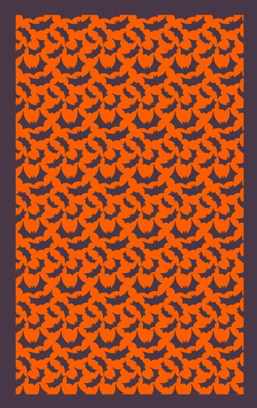 Sierlijk katachtig motief vinyl vloerkleed dierenprint - TenStickers