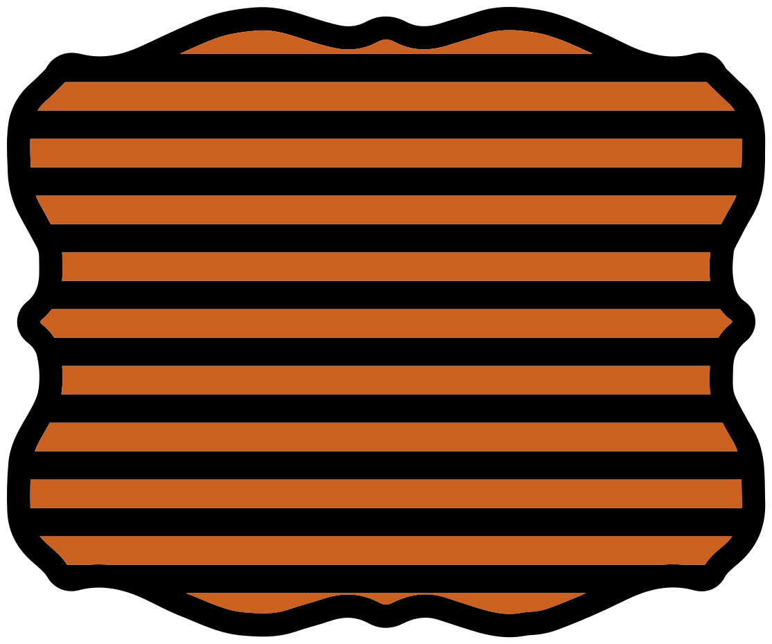 Vinyl tapijt halloween halloween strepen - TenStickers