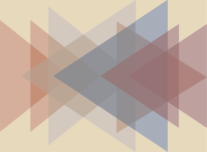 Geometrische overlapping vinyl tapijt geometrisch - TenStickers