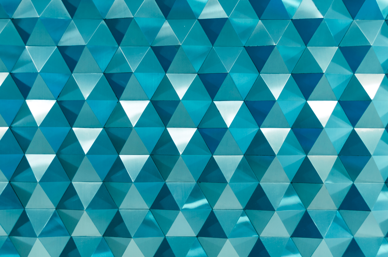 Driehoekige tegels vinyl tapijt geometrisch - TenStickers