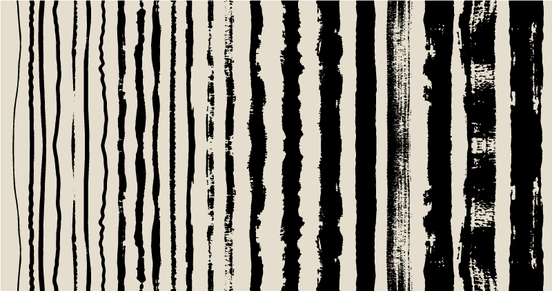 Abstract zwart-wit vinyl tapijt keuken - TenStickers