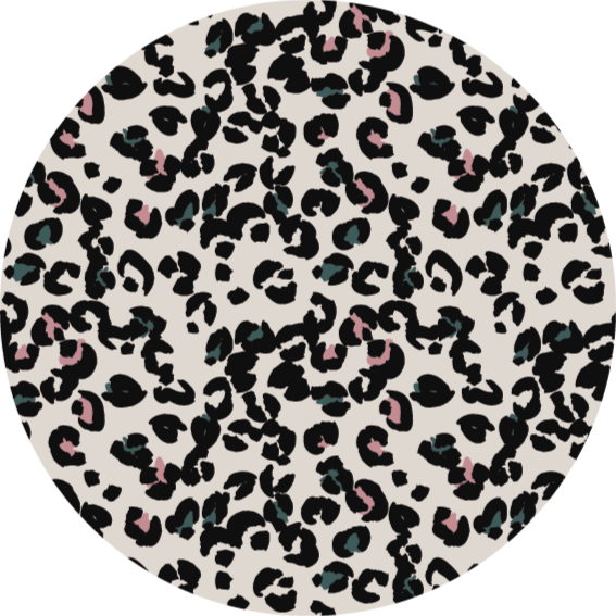 Luipaardvlekkenpatroon vinyl vloerkleed dierenprint - TenStickers