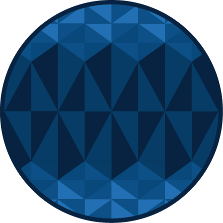Vinyl tapijt geometrisch rond design - TenStickers