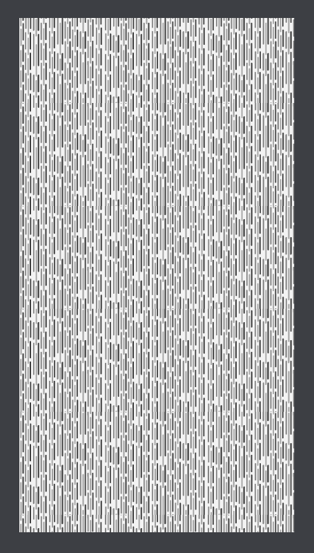 Monochrome geometrische vinyl tapijt geometrisch - TenStickers