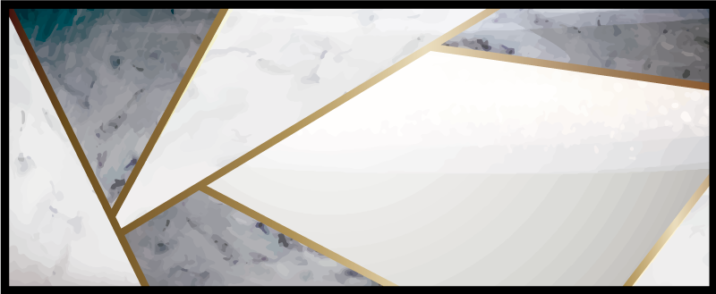 Geometrische marmeren accenten vinyl tapijt textuur - TenStickers