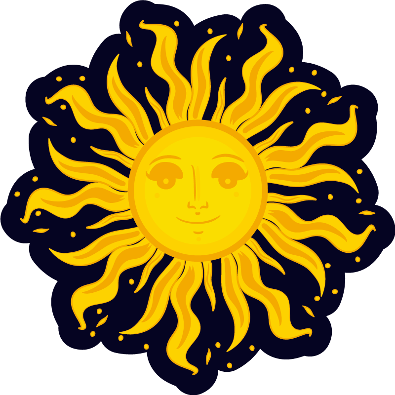 Zonnig karakter vinyl tapijt natuur - TenStickers