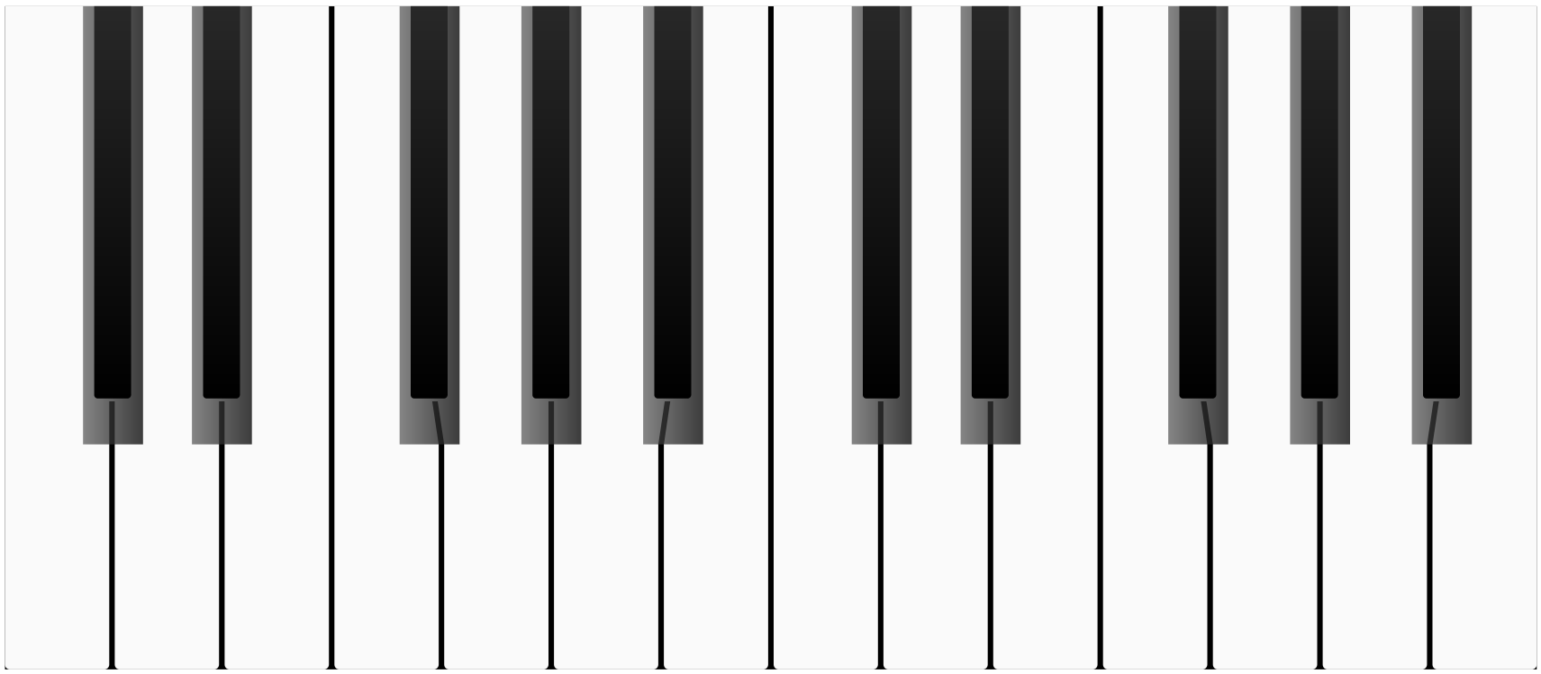 Moderne vinyl vloerkleed Grote piano - TenStickers