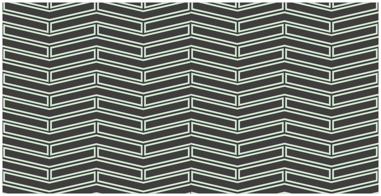Chevronlijnen vinyl tapijt geometrisch - TenStickers