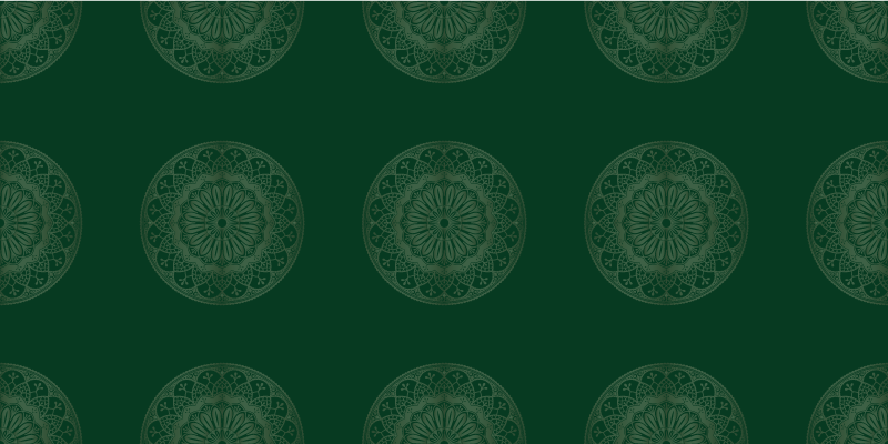 Vinyl tapijt mandala motief ontwerp - TenStickers