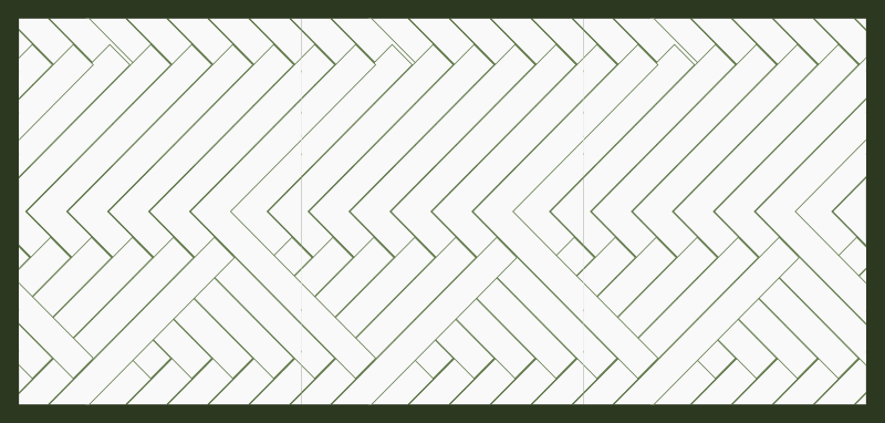 Chevron keukenloper vinyl tapijt keuken - TenStickers