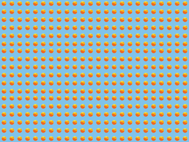 Zonneschijn sinaasappelen patroon vinyl tapijt houtstructuur - TenStickers