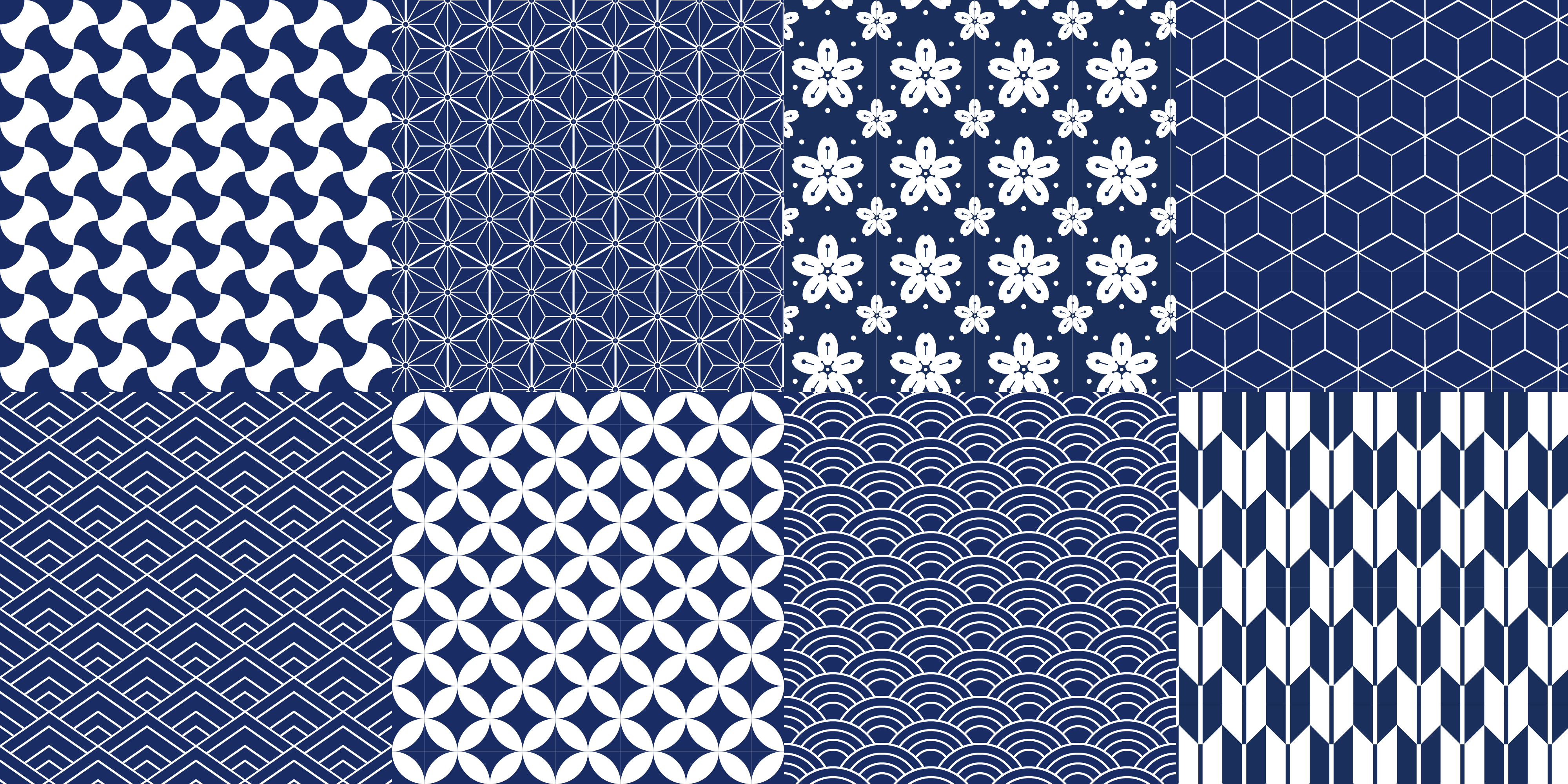 Geometrisch tegelcollectie vinyl tapijt geometrisch - TenStickers