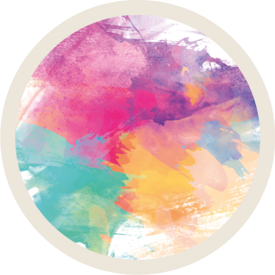 Kleurrijke aquarelspatten vinyl tapijt textuur - TenStickers